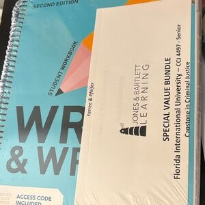 New in package Write and Wrong student textbook with access code included.